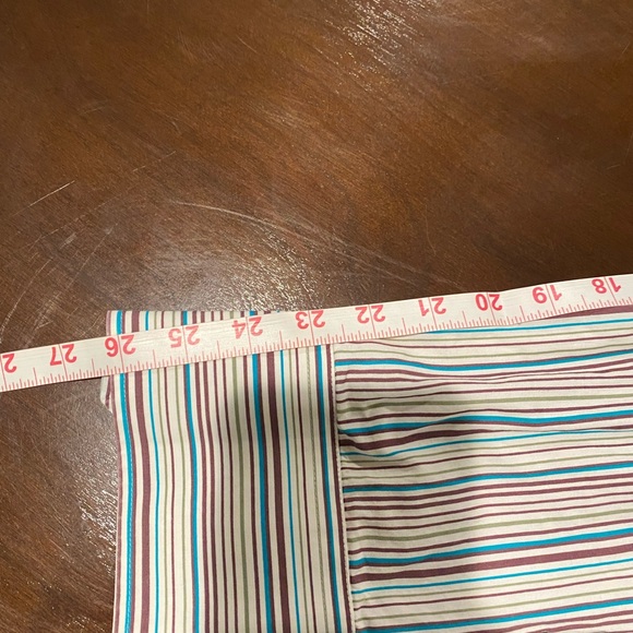 HUGO striped dress shirt with collar removed. L - Picture 2 of 7